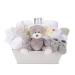 Baby Box Shop - Baby Gifts Newborn Unisex New Born Baby Essentials Baby Hampers Gift Baskets Unisex - Neutral Baby Gifts Unisex Newborn Gifts Newborn Gift Set Unisex Baby Hamper Basket Grey