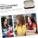 Healvian 2-in-1 Double-Layer Glasses Case Stylish PU Storage Box for Outdoor Travel - Brillenetui & Glasses Holder in Rosa - Buy Online on GoSupps.com