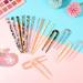 16-Piece Leopard Print Acetate Hair Sticks & Forks Set - French Style Hair Accessories for Women - Buy Online on GoSupps.com