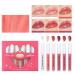 Hydrating Lip Gloss Set 6 Colors Moisturizing Glossy Lip Oil Glow Long Lasting Nourishing Lip Gloss (Set 02)