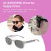 BANZ Baby Jbanz Infant Sunglasses 0-24 Months - Baby Sunglasses with 100% UV Eye Protection With Glare Reduction Mod Butterfly Black - Buy Online on GoSupps.com