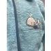 Wolimbo Personalized Organic Baby Bathrobe for Boys & Girls (12-24 Months) - Whale Family Motif 86/92 - Buy Online on GoSupps.com