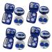 Healvian 8 pc. Colored contact lenses contact lens applicator travel case for contact lenses holder for cosmetic lenses Simple contact lens container matt container storage box