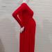 Robe de grossesse l gante pour femme enceinte - Manches longues - Col en V - Solide - Accessoire photo - Robe de f te - Robe de maternit XL Rouge - Buy Online on GoSupps.com