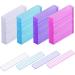 Noblife 200Pcs Bunter Nail Art Tips Display stand acrylic false nail tips display holder nail strips Accessories Nail Art exercise holder for nail salon color card (no double -sided adhesive tape)