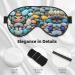 Beach Colored Pebbles Print Double-Sided Eye Mask Soft and Light Blocking for Enhancing Sleep Quality - Buy Online on GoSupps.com