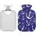 Shop Naanle Sea Ocean Anchor Hot Water Bottle - 1L Transparent Warming Bag for Bed & Pain Relief | International Shipping - Buy Online on GoSupps.com