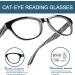 BLUELESS Women's Cat-Eye Reading Glasses - 10 Pairs +0.50 - Stylish Patterned Readers for Ladies - Buy Online on GoSupps.com