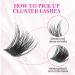 Q&D LASH Lash Clusters - 240 PCS Reusable Individual Lashes | DIY Eyelash Extensions | Black Mink | 0.07-D-10MM - Buy Online on GoSupps.com