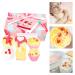 Luxurious Cake Swimming Salt Milk Bath Ball Set - 6-Scent Relaxing Bath Bombs Gift for Women | Nourishing Foam Bath for Dry Skin - Multicolor - Buy Online on GoSupps.com