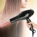 Ionic Hair Dryer Professional 3000W Black Salon Hair Blow Dryers Styling Tool for Women and Men with Concentrator and Comb Nozzles Attachments - Buy Online on GoSupps.com