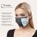 HARD 50 Disposable Face Masks Made in Germany | Type II & CE Certified | Triple Layer Filtration | Breathable & Elastic Earloops | Black 50pc - Adults - Buy Online on GoSupps.com
