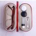 2 in 1 Glasses & Contact Lens Case - Portable Red Travel Container with Mirror | Perfect for International Shipping - Buy Online on GoSupps.com
