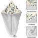 Dark Green Leaf Hair Towel 2 Pack - Super Absorbent Quick Dry Hair Turbans for Women & Girls - Fast International Shipping - Buy Online on GoSupps.com