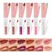 Lipstick make-up set intensive pigments waterproof long-lasting lip-make-up set make-up gift (12 colors)-gifts for women (B)