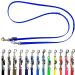 Biothane dog linen small dogs / large dogs adjustable 2m / 2.40m / 2.80m / 3.50m / 5m silver hook 9mm / 13m m / 16mm (5m x 13mm blue) 5m x 13mm blue