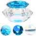 FRCOLOR 1pc Nail Art Crystal Cup Acrylic Liquid Powder Dish Clear Glass Crystal Cup Nail Liquid Dish Nail Care Tools Nail Powder Container Nail Tools Love Cup Crystal Art Glass With Cover 7.5x6cm Blue - Buy Online on GoSupps.com