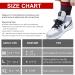 Set of 2 Ankle Compression Sleeves - Adjustable Support for Injury Recovery & Pain Relief - Arch & Foot Stabilizer Wraps for Sprains - M Red - Buy Online on GoSupps.com