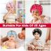 4Pcs Kids Satin Hair Bonnets - Soft Silk Sleeping Caps for Curly Natural Hair - Buy Online on GoSupps.com
