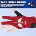 Animsword Billiard Gloves - Breathable & Comfortable Left/Right Hand L Red - GetaWay Solids for Billiards Convenient & Stylish - Buy Online on GoSupps.com