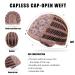 Haircube Long Curly Brown Wig with Blonde Highlights Natural Look Heat-Resistant Synthetic Ponytail Wig for Fashion-Forward Women - Buy Online on GoSupps.com