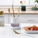 Milageto Toothbrush Holder Set - Space Saving Bathroom & Kitchen Organizer | International Shipping - Buy Online on GoSupps.com