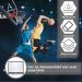 Yexiya Sports Basketball Poster Set with Dry Erase Board - 4 Pcs Team Bracket Wall Poster, Marker & Cleaning Cloth - Buy Online on GoSupps.com