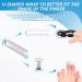 Mallet Finger Splint - Aluminum Finger Support for Broken Fingers | Pain Relief & Stabilization for Sprains & Arthritis | 2.7 inch M Black - Buy Online on GoSupps.com