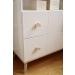 Cloud Motif Furniture Handles for Children's Room - Set of 4 Untreated Oak Wood Drawer Knobs - Perfect Gift Idea - Buy Online on GoSupps.com