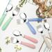 Bomtop Baby Fork and Spoon Set - Stainless Steel 8pcs Children's Cutlery for Toddlers - Includes 4 Forks & 4 Dinner Spoons in Green, Blue, Pink, White - Kids Feeding and Weaning Utensils - Buy Online on GoSupps.com