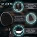 Shop Candore Silicone Face Brushes - Black Carbon-Infused Sonic 2-Piece Set - Recyclable & Compatible with Philips Electric Toothbrush - Buy Online on GoSupps.com