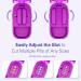 Adjustable Pill Cutter & Splitter for Small & Large Pills - Sharp Blade for Accurate Cutting - Purple - Buy Online on GoSupps.com