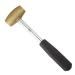 The Beadsmith Brass Head Mallet - Metal Elements - 9.5 Inches Long, 1LB Head with a 24mm Face - Brass & Sheet Metal Hammer for Dapping, Chasing & Light Stamping 9 Inch - 1 LB