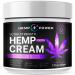 HEMP POWER Joint Muscle Relief Cream with Hemp Menthol MSM Arnica Support Your Back Muscles Joints Neck Shoulder Knee Nerves - 2 Fl Oz.