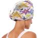 Colorful Doodle Star Dry Hair Cap & Button Headband Set | Quick Drying Super Absorbent Towel | Soft & Comfortable | International Shipping Available - Buy Online on GoSupps.com