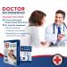 Wrist Support Brace for Left Hand - Doctor Developed Carpal Tunnel Relief with Handbook - Effective Pain Relief and Splint Support - Buy Online on GoSupps.com