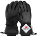 Aokkr winter gloves waterproof warm bicycle gloves men and women windproof ski gloves with touchscreen function outdoor running anti-slip sports gloves-black