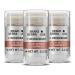 Aluminum-Free Deodorant for Men by Bravo Sierra 3-Pack-Contains Natural Ingredients Long Lasting All-Day Odor and Sweat Protection-White Vetiver & Cedarwood 3.2 oz-Paraben-Free Vegan & Cruelty-Free White Vetiver & Cedarwood 3.2 Ounce (Pack of 3)