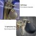 Airtag Keyring Case - 4-Piece Black Leather Holder for Apple AirTag Tracker | GPS Locator Protection & Accessories - Buy Online on GoSupps.com