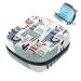 Menstruation pad bag with zipper women's napkin bag tampons collecting bags for women and girls (cute llama-alpaka cactus pattern) Color 9