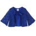 BONNY BILLY Girls Cardigan Long Sleeve Knitted Cotton Bolero Shrug Kids Clothing 8-9 Years Lace Blue