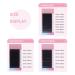 Professional 16 Rows Classic Eyelash Extensions - Matt Black Individual Eyelashes for Salon Use (8-15mm Mix 0.10 D) - 1 Pack - Buy Online on GoSupps.com