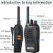 eSynic Professional Rechargeable Walkie Talkies - Long Range 2 Way Radio for Adults | Supports VOX 16 Channel | LED Light | Original Earpieces Included - Buy Online on GoSupps.com