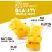 Calm Magnesium Glycinate Gummies 500mg with High-Potency Vitamin D3 10000iu & Vitamin K2 100mcg | Stress Relief, Relaxation & Bone Support for Adults | Vegan, Non-GMO, Gluten-Free, Pineapple Flavor - Buy Online on GoSupps.com