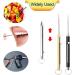 Portable Titanium Toothpicks Set - Reusable Metal Toothpick with Keychain Holder | 3 Pack Telescopic Design - Buy Online on GoSupps.com