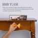 Katzco Furniture Repair Wood Fillers - Set of 25 - Resin Repair Compounds and Brushes with Plastic Scraper - For Stains  Scratches  Wood Floors  Tables  Desks  Carpenters  Bedposts - Buy Online on GoSupps.com