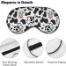 Funny Cow Sleep Mask | Soft Light-Blocking Eye Cover for Women | Adjustable Sleeping Mask with Farm Animal Design - Buy Online on GoSupps.com