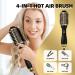 4-in-1 Hot Air Brush - Salon-Grade Golden Styling Tool for All Hair Types - International Shipping Available - Buy Online on GoSupps.com