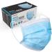 Homedics iir medical disposable masks-disposable protective mask three-layer respiratory protection mask mouth protection with adjustable nose bracket high-quality outer layer protection against dust 50 pcs