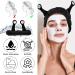 Spa Headband Wristband Set Makeup Head Band Soft Coral Fleece Head Wraps Snail Cartoon Elastic Skincare Hair Band Washing Face Shower Sports Beauty Skincare Black - Buy Online on GoSupps.com